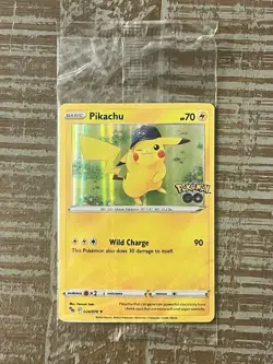 Pokemon TCG Pikachu 028/078 Pokemon GO Holo SEALED - Image 1
