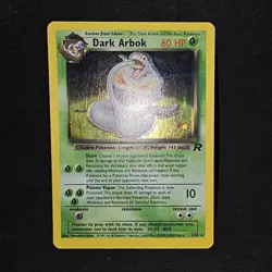 Dark Arbok 2/82 - Holo Shift Error Misprint Pokemon TCG - MP/HP - Image 2
