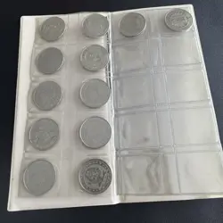 Pokemon Meiji Metal Coin Folder File Rare + 12 Coins Japanese - Image 5