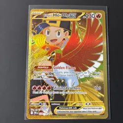 Pokemon TCG Ethan's Ho-Oh EX 239/182 Sv10: Destined Rivals Gold Holo Card - Image 1