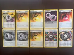 Pokemon SPECIAL ENERGY 10-card lot Uncommon LP & MP - Image 1