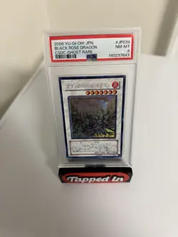Yu-Gi-Oh! Duel Monsters Black Rose Dragon Ghost Rare CSOC-JP039 Japanese PSA8 - Image 1