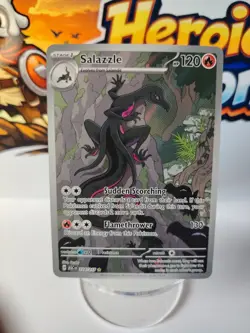 Salazzle 224/217 Ascended Heroes Illustration Rare Pokemon TCG Card Near Mint - Image 1
