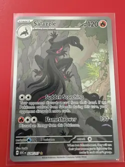 Salazzle 224/217 Ascended Heroes Illustration Rare Near Mint Pokemon TCG Card - Image 1