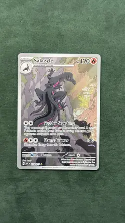 Pokemon Salazzle 224/217 Ascended Heroes Illustration Rare NM/M 🔥 Full Art - Image 1