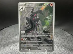 Pokemon Salazzle 224/217 Ascended Heroes Illustration Rare Holo Full Art 120 HP - Image 1
