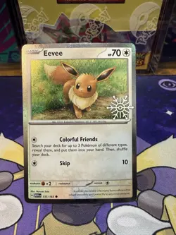 Eevee (Holiday Calendar) 133/165 Miscellaneous Cards & Products Holo - Image 1