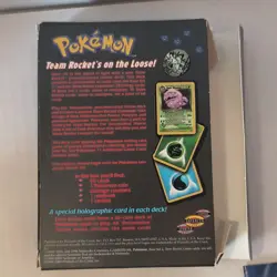 Pokemon Team Rocket Devastation Theme Deck Box and Rulebook Only No Cards - Image 2