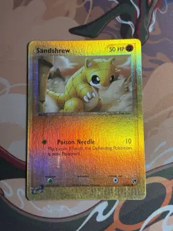 Sandshrew 75/100 EX Sandstorm Reverse Holo Pokemon Card TCG LP NM - Image 2