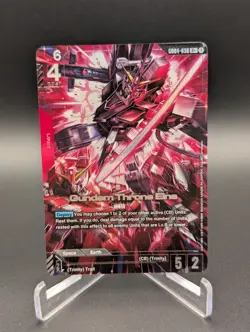 GUNDAM CARD GAME GD04-036 R+ GUNDAM THRONE EINS - HOLO FOIL - PHANTOM ARIA - Image 1