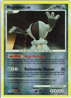 Pokemon Card Awakened Legends No. 39/146 Registeel Reverse Holo German - Image 1