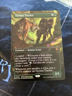Tireless Tracker (Borderless) Special Guests Foil NM-M Unplayed - Image 1
