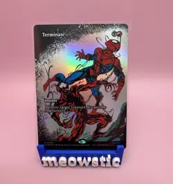 Terminate - 0040 Foil (Borderless) Mythic Marvel Eternal-Legal NM MAR - MTG - Image 1