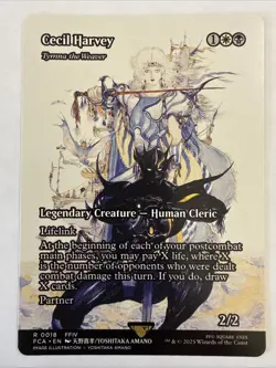 Cecil Harvey / Tymna the Weaver (Showcase) Regular: FCA Final Fantasy MTG (NM) - Image 1