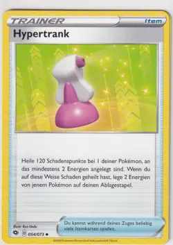 Pokemon Card Path of the Champions No. 54/73 Hyper Potion German - Image 1