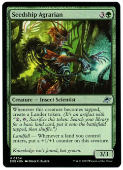 Seedship Agrarian (Foil) - 0204 - Edge of Eternities - MTG - NM Ships Now - Image 1