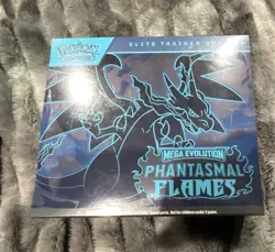 Pokemon TCG Mega Evolution Phantasmal Flames Elite Trainer Box Charizard - Image 1
