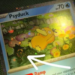 WHOLE SWIRL 🌀💫 Psyduck MEP 007 Mega Cosmos Holo Promo Nintendo Pokemon Card - Image 1