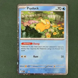 WHOLE SWIRL 🌀💫 Psyduck MEP 007 Mega Cosmos Holo Promo Nintendo Pokemon Card - Image 2