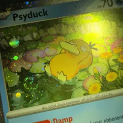 WHOLE SWIRL 🌀💫 Psyduck MEP 007 Mega Cosmos Holo Promo Nintendo Pokemon Card - Image 4