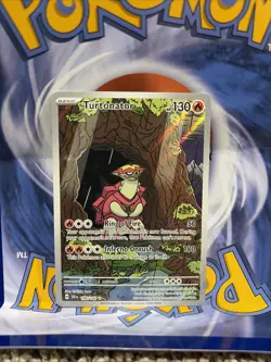 Pokemon Turtonator SV07: Stellar Crown Illustration Rare Holo 146/142 HP130 - Image 1