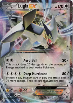 Lugia EX 68/98 Holo EX Rare Ancient Origins Pokemon Near Mint - Image 1