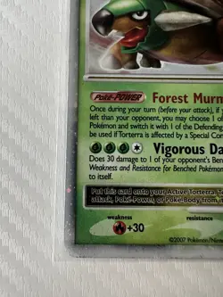 Pokemon Torterra LV.X 122/130 Diamond & Pearl Rare Holo LV.X Level Up English - Image 2