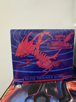 Pokemon Darkness Ablaze ETB Elite Trainer Box Sealed Early Print No QR Read - Image 1