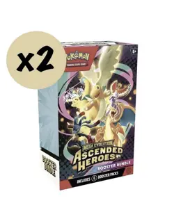 Pokemon Mega Evolutions Ascended Heroes Booster Bundle [LOT OF 2] IN-HAND ✅ - Image 1
