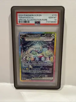 2024 Pokemon Stellar Crown Terapagos ex #170/142 PSA 10 GEM MINT - Image 1