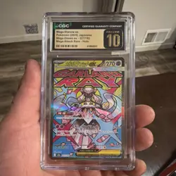 Pokemon Mega Diancie EX CGC 10 Mega Attack Rare Holo Mega Dream EX 227/193 - Image 1