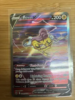 The Pokemon Company Raikou V Crown Zenith Galarian Gallery Full Art Holo GG41 - Image 1