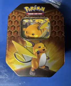 Pokemon Raichu GX - Hidden Fates Tin - Factory Sealed NEW 820650804816 - Image 1