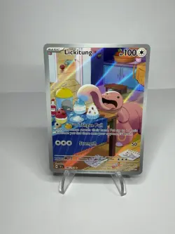 Pokemon TCG Lickitung Illustration Temporal Forces 180/162 - Image 1
