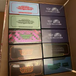 Pokemon ETB lot of 10 SEALED - Image 1