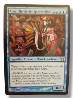 ⚡1x FOIL Azami, Lady of Scrolls Champions Kamigawa MTG deutsch exc good Magic ⚡ - Image 1