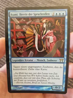 ⚡1x FOIL Azami, Lady of Scrolls Champions Kamigawa MTG deutsch exc good Magic ⚡ - Image 3