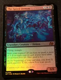 The Speed Demon - Foil - DFT - MTG - NM - EN - 0105 - Image 1