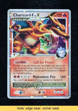 Charizard G LV X Holo Pokemon Diamond & Pearl Black Star Promo #DP45 2007 READ - Image 1