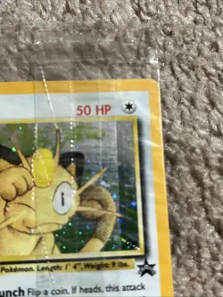 Sealed Pokemon Meowth Promo Holo WOTC Gameboy Promo 10/53 English Vintage - Image 5
