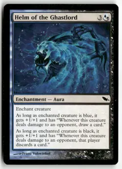 HELM OF THE GHASTLORD #166 (COMMON) MTG SHADOWMOOR - Image 1