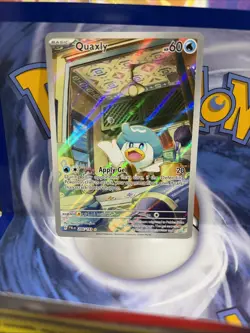 Pokemon Paldea Evolved Illustration Rare Quaxly #206 LP - Image 1