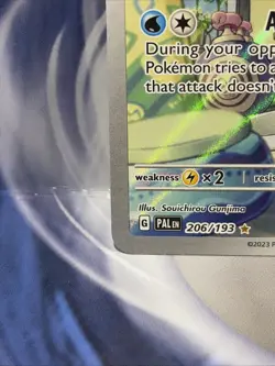 Pokemon Paldea Evolved Illustration Rare Quaxly #206 LP - Image 5