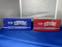 Pokemon Sword And Shield Battle Styles ETB New Factory Sealed (1 Blue 1 Red) - Image 3