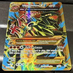 Pokemon TCG Primal Groudon EX 97/98 Ancient Origins Ultra Rare Full Art Holo - Image 1