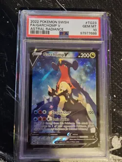 PSA 10 Garchomp V TG23/TG30 Astral Radiance Trainer Gallery FA Pokemon TCG - Image 1