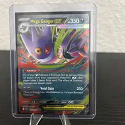 Mega Gengar ex 056/094 Double Rare Phantasmal Flames Pokemon Near Mint - Image 1