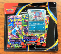 Pokemon Phantasmal Flames ME02 3-Pack Blister Pack Brand New - Image 1