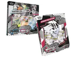 Pokemon TCG Scarlet & Violet Black Bolt & White Flare Poster Binder Collection … - Image 1