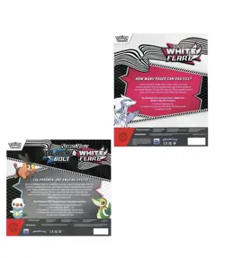 Pokemon TCG Scarlet & Violet Black Bolt & White Flare Poster Binder Collection … - Image 2